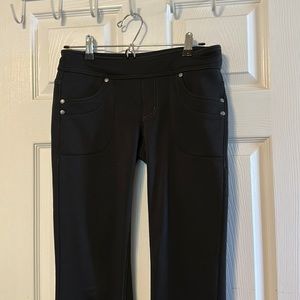 ATHLETA lined slip on black leggings Size: XSP